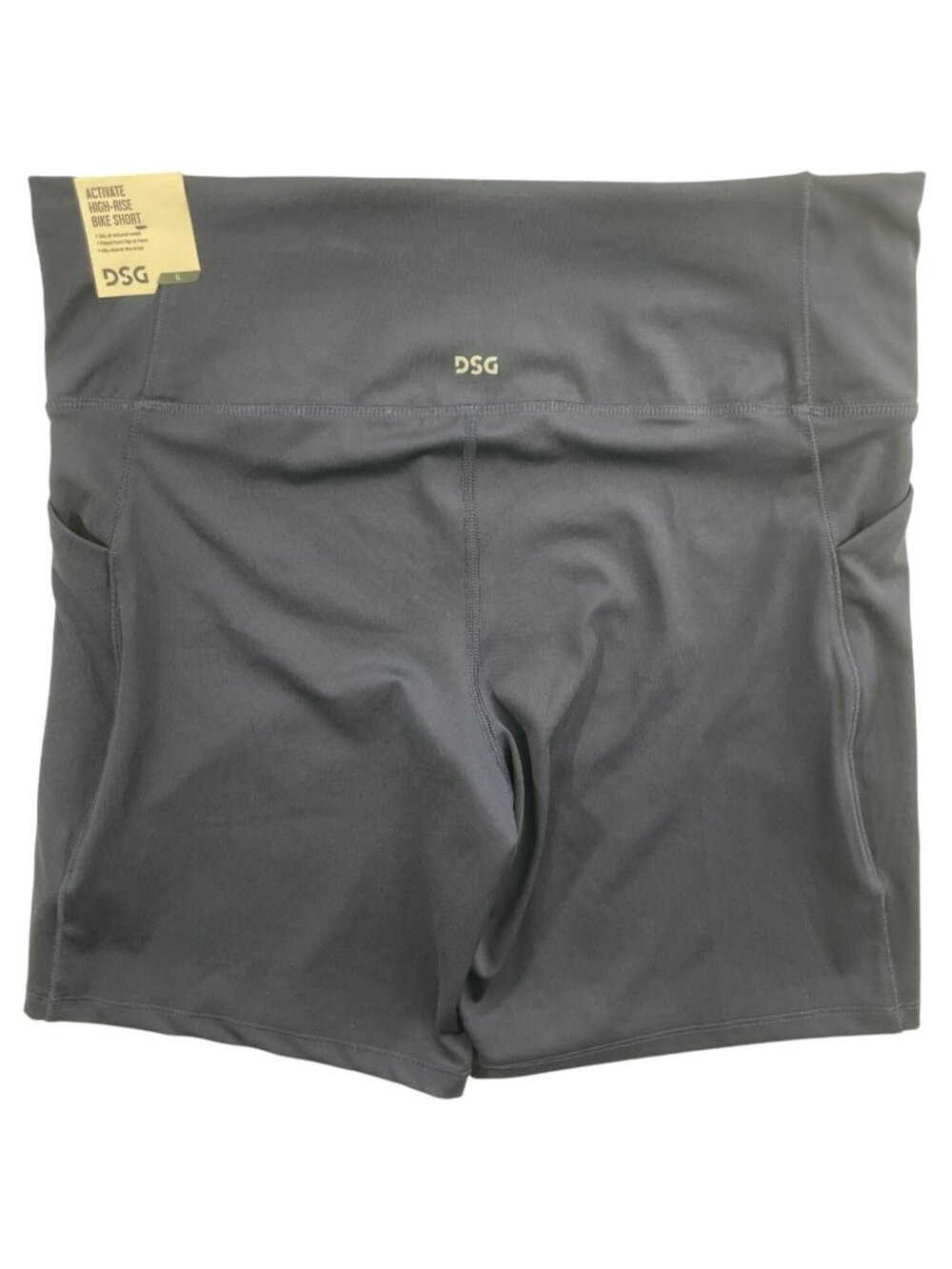 DSG Activate Bike Shorts High-Rise Navy Moisture-Wicking UV Women's Size XL NWT - Picture 2 of 8